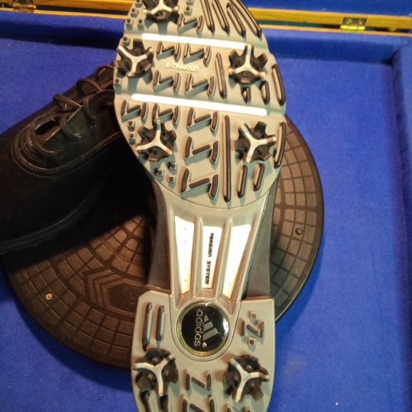 Adidas Tour Metal Golf Shoes- 2006 Sample, Sz. 10-US - Picture 8 of 9